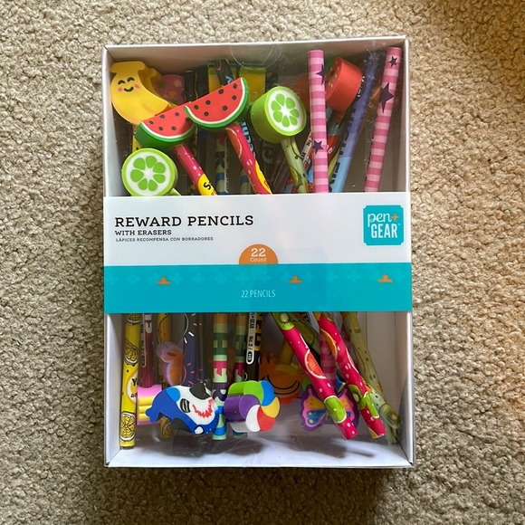 Pen & Gear Office Pen Gear Reward Pencils With Erasers 22 Count